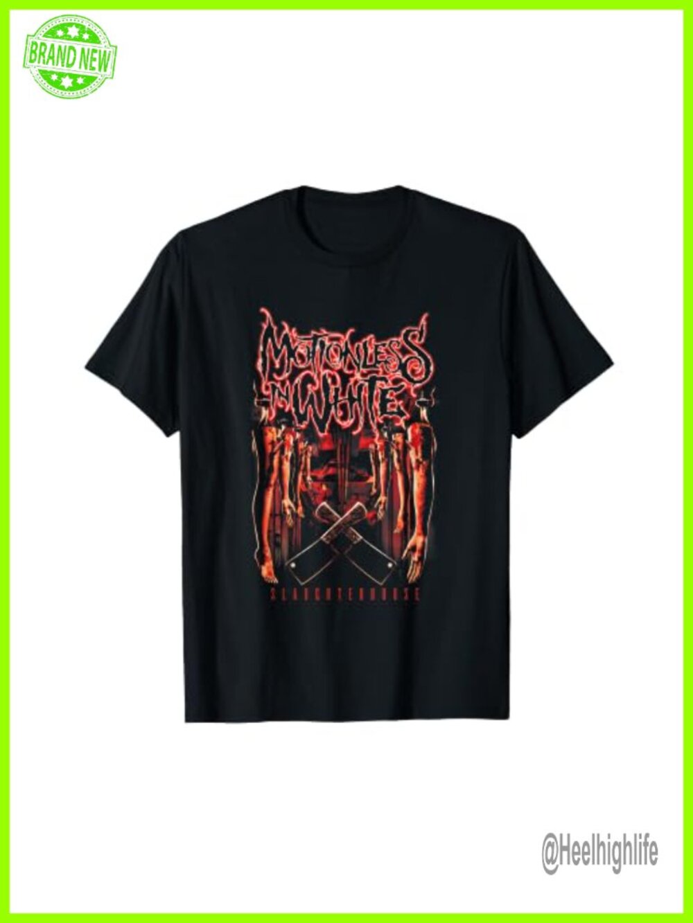 Motionless In White Official Band Merch T-Shirt Short Sleeve